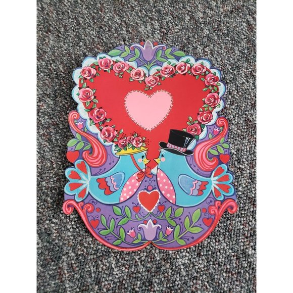 Vintage‎ Valentine's Day Set of 4 Die Cuts - Picture 1 of 8